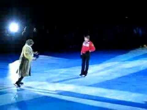 Alexei Yagudin and Marat Basharov "Stars on ice" in Vilnius