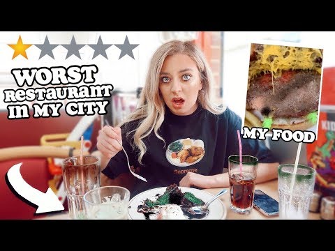 EATING at the WORST rated RESTAURANT in my CITY! Video