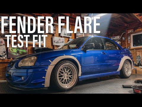 WRX Fender Flare Kit (Wide-body Test Fit)