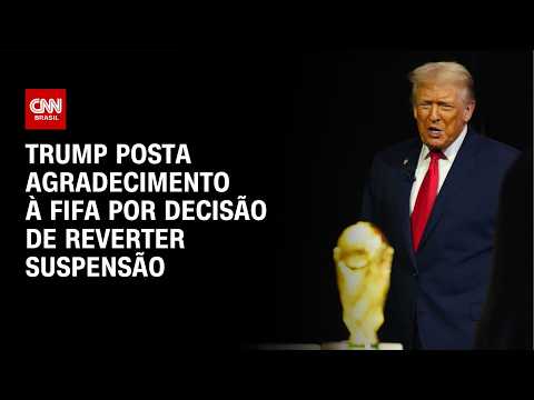 Trump agaradece à Fifa por reverter suspensão de atacante na Copa Do Mundo | CNN NOVO DIA