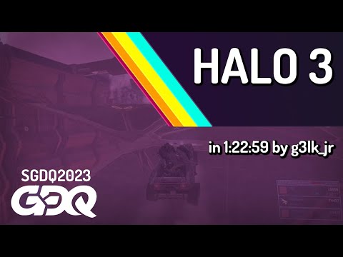 Halo 3 by g3lk_jr in 1:22:59 - Summer Games Done Quick 2023