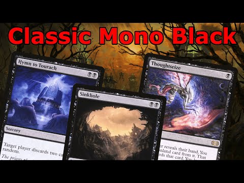BUSTING OUT THE BOOMER CARDS!  Classic Mono Black Control (Legacy MTG)