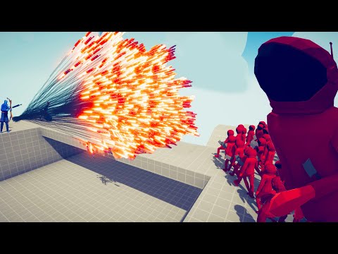 100x AMONG US UNITS & GIANT IMPOSTOR vs 3x EVERY GOD | TABS Totally Accurate Battle Simulator