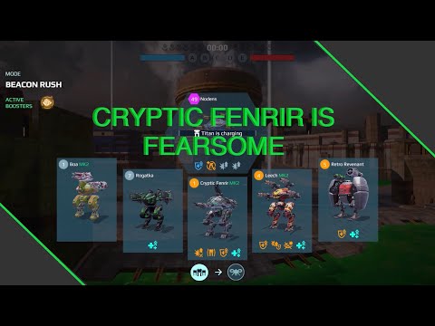Beacon Rush Gameplay (Rogatka, Cryptic Fenrir, Leech, Boa, Retro Revenant, Nodens) - War Robots