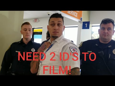"YOU NEED 2 ID'S TO FILM IN PUBLIC" 1ST AMENDMENT AUDIT FAIL! Video