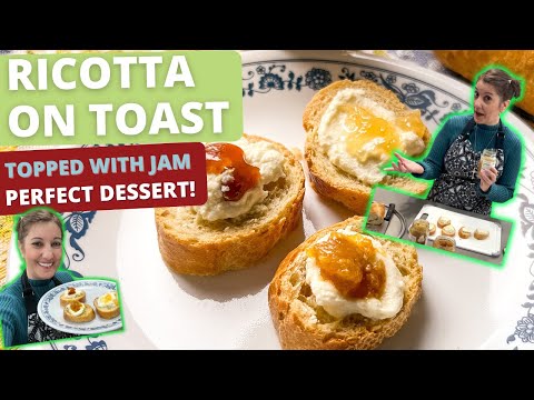 An easy Italian Ricotta Dessert with just 3 ingredients!