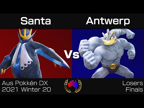 Aus Pokkén DX 2021 Winter 20 - Losers Finals: Santa (Empoleon) vs. Antwerp (Machamp, Sceptile)