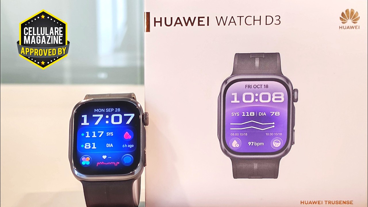 HUAWEI WATCH D3 - La recensione