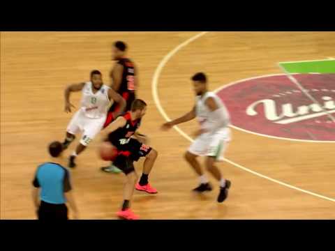 Union Olimpija - Ratiopharm Ulm 76:72 (7. krog, 7Days EuroCup, 23.11.2016) - Short HL