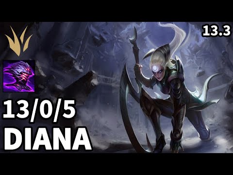 Diana Jungle vs Udyr - EUW Master | Patch 13.3