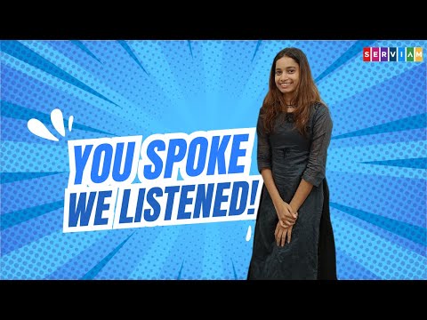 You Spoke, We Listen || Rupali Shirale || Serviam Manpower