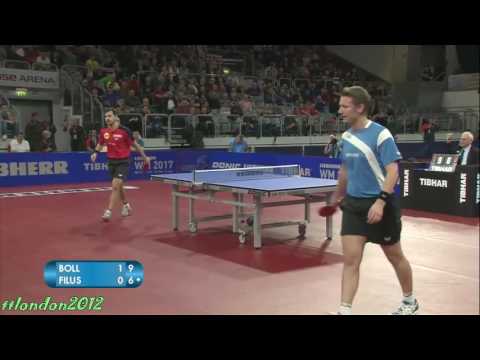 Timo Boll vs Ruwen Filus 2017 German National Championships Final