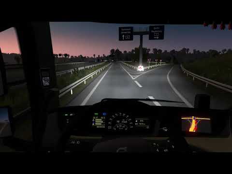 ETS2MP Cargo Job Challenge Timelapse (Klagenfurt to Grimsby)