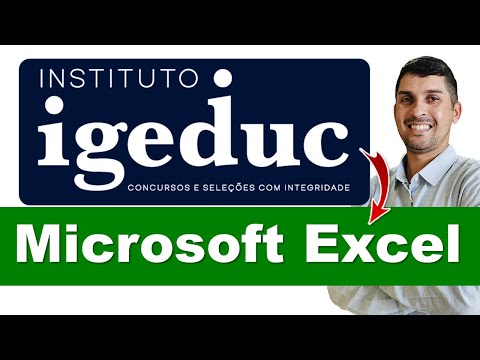 IGEDUC Informática | Microsoft Excel | Questões de Informática Banca IGEDUC #igeduc #bancaigeduc