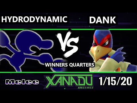 S@X 337 SSBM - Hydrodynamic (Game & Watch) Vs. DanK (Falco) Smash Melee Winners Quarters