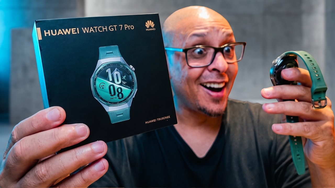 As outras marcas poderiam ter um smartwatch assim! Smartwatch HUAWEI WATCH GT7 Pro