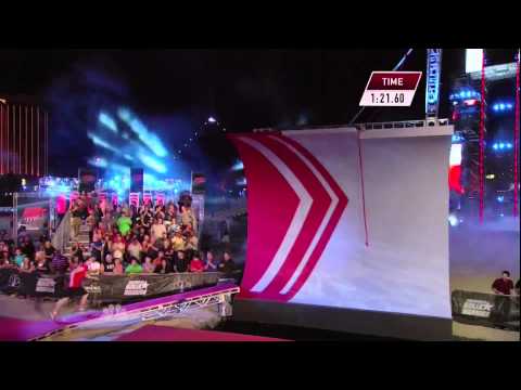 Joe Moravsky at American Ninja Warrior 2013 Las Vegas Finals Stage 1