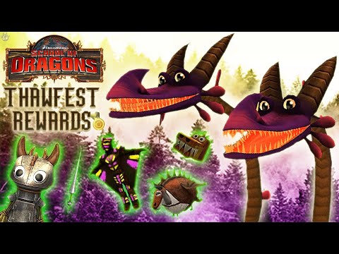 ALL THE THAWFEST EVENT REWARDS | School of Dragons (How to train your Dragon)