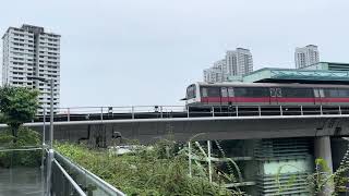 RIP smrt c151 KHI KKS trains logo set 063/064 departing Buona Vista 