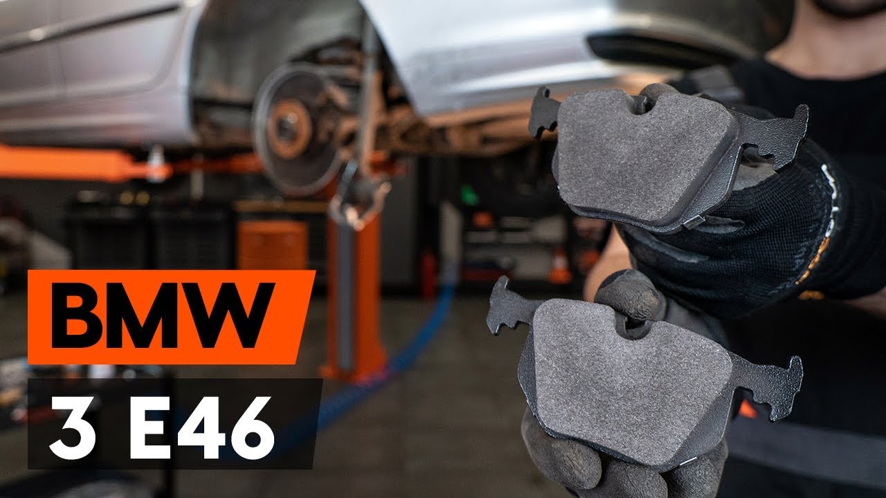 Πώς να αλλάξετε τακάκια φρένων πίσω σε BMW E46 touring - Οδηγίες αντικατάστασης