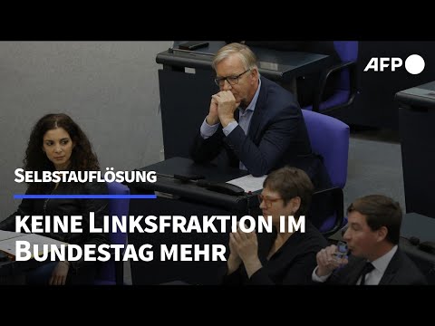 Linksfraktion im Bundestag existiert nicht mehr | AFP