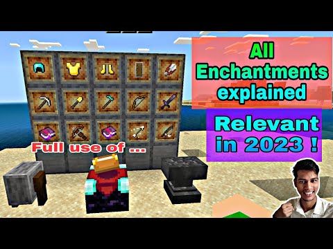 Use of Enchantment Table,Anvil,Grindstone |All Enchantments and Enchanted Books Minecraft in Hindi |