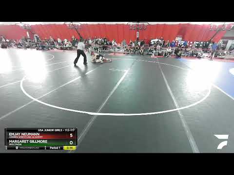 112-117 Lbs 1st Place Match - Emjay Neumann, Askren Wrestling Academy Vs Margaret Gillmore, Wiscon