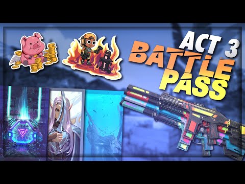 Act 3 Battle Pass Rewards (New Skins) | VALORANT Episode 2