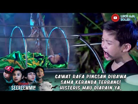 GAWAT RAFA PINGSAN DIBAWASAMA KERANDA TERBANG! HISTERIS MAU DIAPAIN YA. - IH SEREM