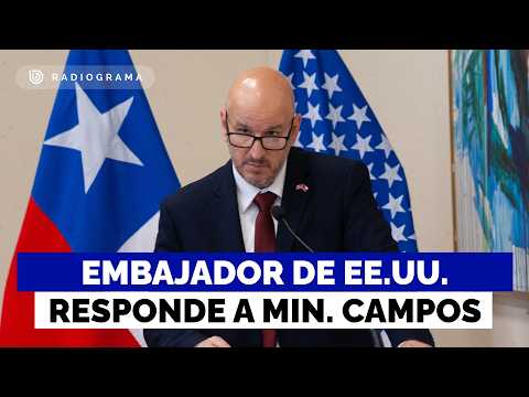 ¿Decepcionante? Embajador de EE.UU. responde a ministro de Agricultura