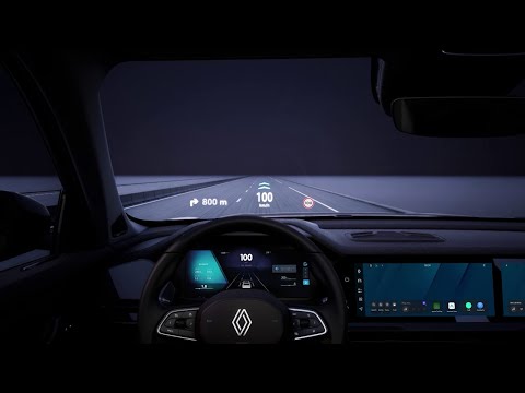 vision tête haute en réalité augmentée - Koleos full hybrid E-Tech - Renault