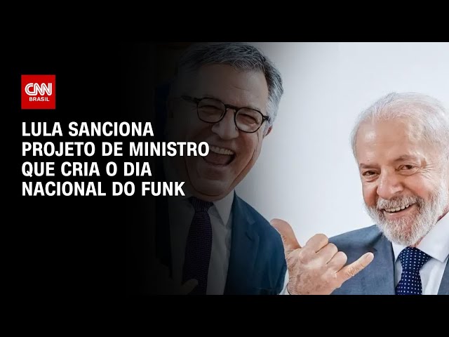 Lula sanciona projeto de ministro que cria o dia nacional do Funk | LIVE CNN