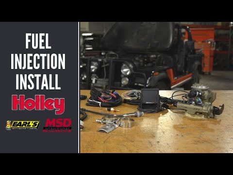 Stacey David's GearZ Holley Fuel Injection Install