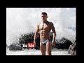 Shredded Fitness Model Speedo Swimsuit Beach Shoot Austin Geswein Styrke Studio