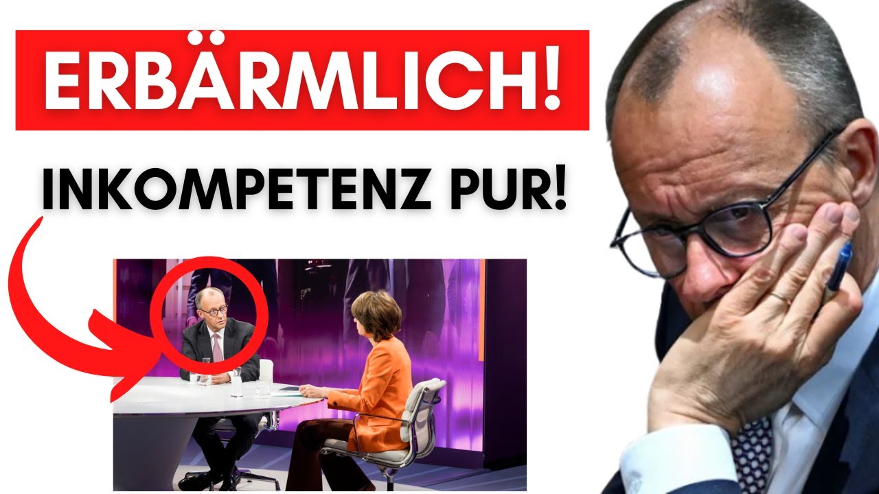 Maybritt Illner: Merz redet sich um Kopf & Kragen!