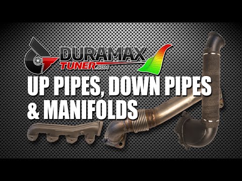 UP PIPES, DOWN PIPE & MANIFOLDS by Duramaxtuner.COM