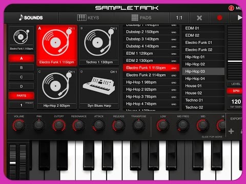 SampleTank for iPad  THE GRID add on pack  Special