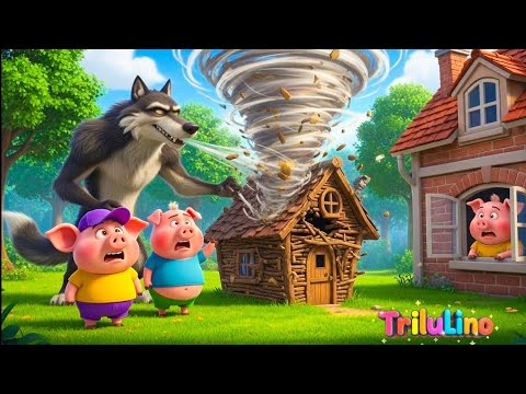 Cei Trei Purcelusi - Poveste pentru copii în Romana 🐷🐷🐷 Desene Animate | Trilulino 🐺