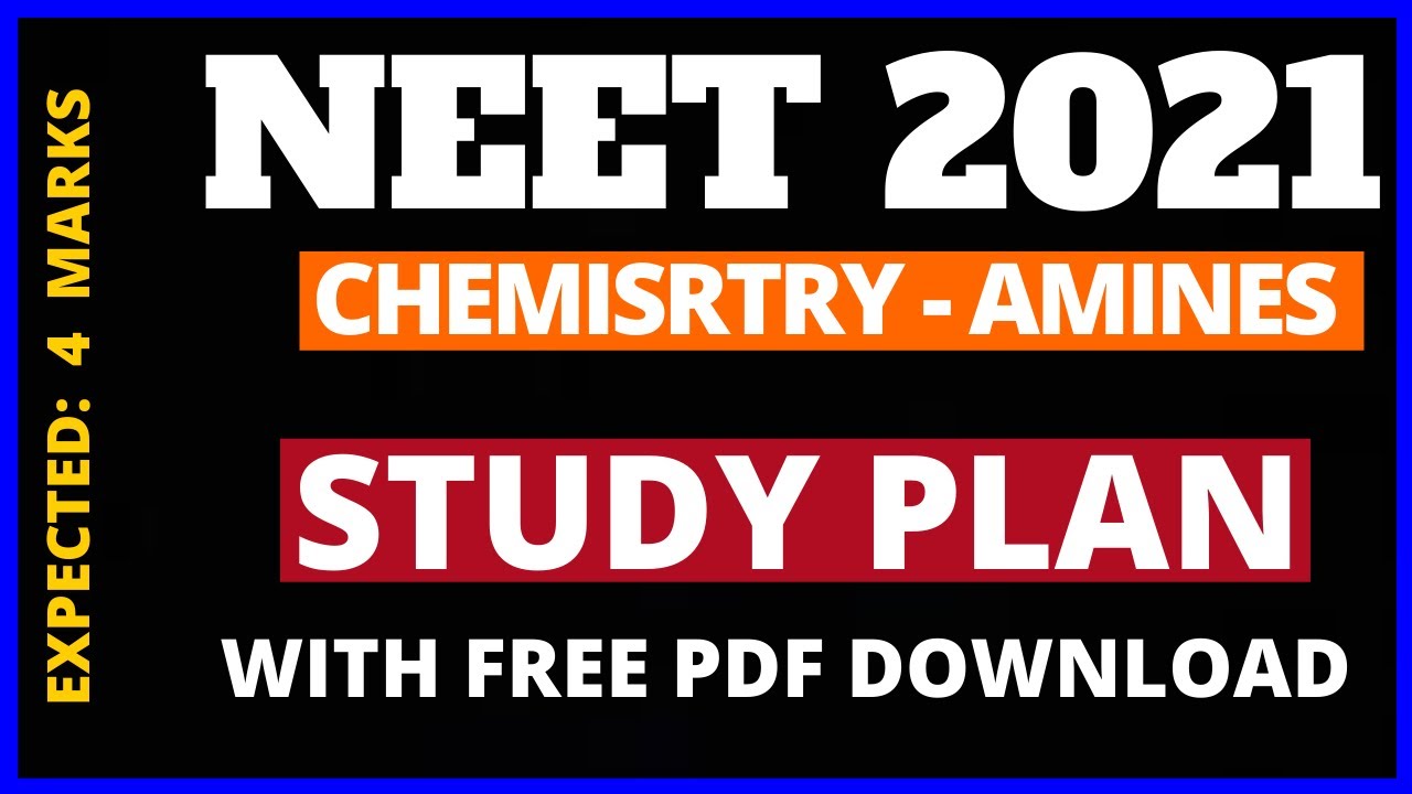 NEET 2021 | STUDY PLAN | FREE PDF | IMPORTANT QUESTIONS WITH SOLUTIONS| PHYSICS, CHEMISTRY, BIOLOGY