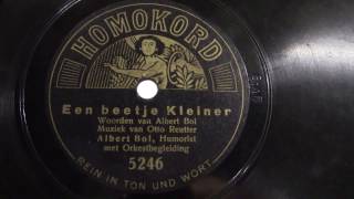 Albert Bol: Een beetje kleiner.  (1920).