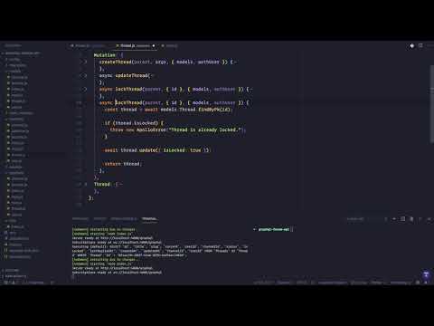 GraphQL From Ground Up - Unlocking a thread 36
