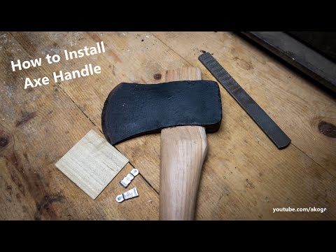 How to Install an Axe Handle | Quick Tutorial | AKOGR