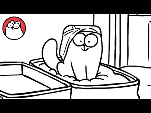 Kattenkaarten Simon's Cat De kat en de koffer