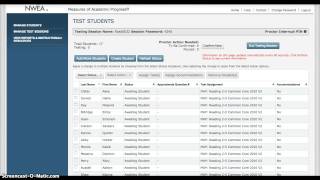 NWEA Logging In and Starting a Test
