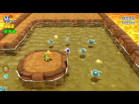 Super Mario 3D World (Switch) 7-6 Itemless Speedrun - Time: 139 (WR)