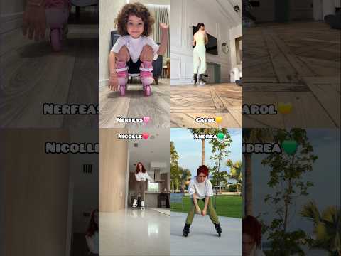 QUIÉN ES LA REINA DE LOS PATINES? NERFEAS NICOLLE MUJER DE BUENA PASTA O ANDREA #shorts