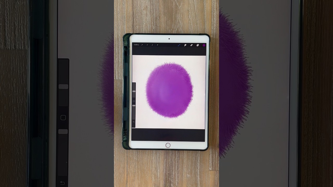Fluffy brush tutorial! #procreate #procreatetutorials #procreatebrushes #howtodraw #drawingapp