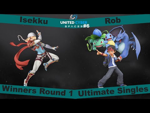United Cyber Space Weekly #6 Winners Round 1 - Isekku(Sheik) Vs Rob(Pokemon-Trainer)