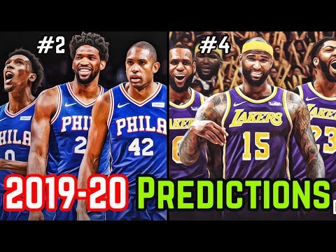 Predicting The NBA's 2019-20 Eastern And Western Conference Standings Video