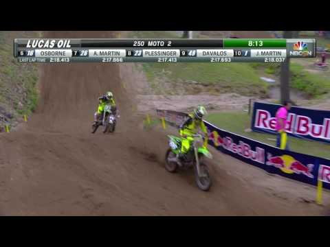 Southwick 250 Moto 2: Osborne, Savatgy battle